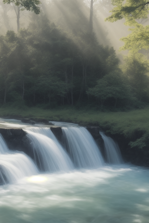 『壁纸』山林河流，好一处美景 画卷之意值得一赏